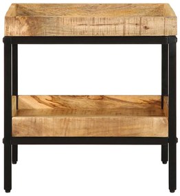 vidaXL Τραπεζάκι Πλευράς Καφέ 45 x 45 x 45 cm Μασίφ ξύλο μάνγκο