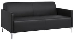 Sofa 3 seater Nellie  with black PU 163x71x71cm