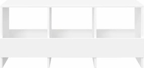 vidaXL Ράφι Περιοδικών Λευκό 102 x 30 x 45 εκ.
