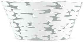 Φρουτιέρα - Ψωμιέρα Barket BM10/21 W Φ21x10cm Μεταλλική White Alessi Ανοξείδωτο Ατσάλι