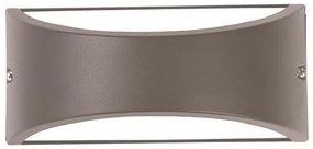Απλίκα Φωτιστικό Τοίχου 220X99X100 IP54 PRO Eurolamp-145-20215-Γκρι 145-20215