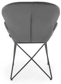 K458 chair color: grey DIOMMI V-PL-K/458-KR-POPIELATY