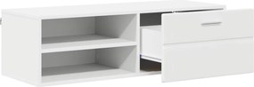 vidaXL Ξύλινο Ντουλάπι Λευκό 100,5 x 39 x 30 εκ Επεξεργασμένο ξύλο