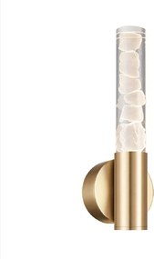 Απλίκα Τοίχου LED 3 CCT Aca Oasis CNW7PGCCT Brass Gold