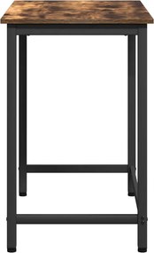 vidaXL τραπέζι Καπνιστό Δρύς 100 x 50 x 76,5 εκ.