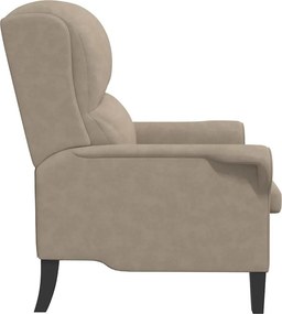 vidaXL Πολυθρόνα Taupe 76 x 94 x 102 εκ. Μικροΐνες
