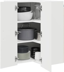 vidaXL Πάνελ πλυντηρίου πιάτων Kalmar Λευκό 57 x 57 x 80 εκ.