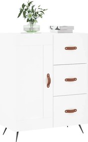 vidaXL Ντουλάπι Λευκό 69,5 x 34 x 90 εκ. από Επεξεργασμένο Ξύλο