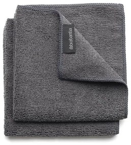 Πετσετάκια Κουζίνας (Σετ 2Τμχ) 081,1180/29 Dark Grey Brabantia Microfiber