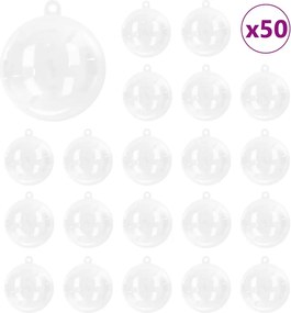 vidaXL Σετ Χριστουγεννιάτικων Στρογγυλών Μπαλίτσων 50 pcs Ø 5 εκ.
