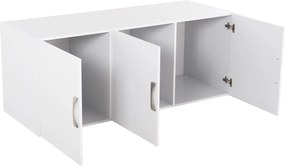 ΣΕΤ ΚΡΕΒΑΤΟΚΑΜΑΡΑΣ 6ΤΜΧ CARLY HM10884.05 ΜΕΛΑΜΙΝΗ ΛΕΥΚΗ-ΥΦΑΣΜΑ ΓΚΡΙ