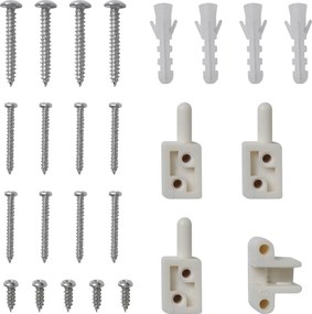 vidaXL Ανοιγόμενη Οθόνη Εντόμων Λευκό και Μαύρο 120 x 240 cm