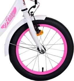 Ashley 16 Inch 23 cm Girls Coaster Brake White/Pink