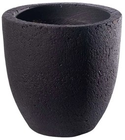 Γλάστρα Τσιμεντένια Στρογγυλή Botani D-7470-8 50x50x50cm Black Supergreens Τσιμέντο