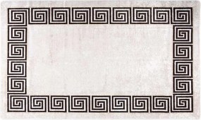 vidaXL Χαλί Πλενόμενο Ανοιχτό Μπεζ 120 x 180 εκ.