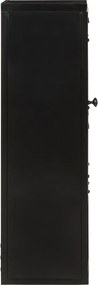 vidaXL Ντουλάπι Μπάνιου 40 x 27 x 90 εκ. Σίδηρο και Μασίφ Ξύλο Μάνγκο