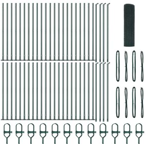 vidaXL Στύλος Περιφράξεων Πράσινο 100 x 0,8 μ (19 x 19 mm πλέγμα)