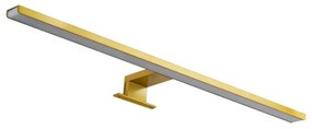 Φωτιστικό Τοίχου-Απλίκα Nina 60421 60x10,5x4cm LED 12W 1400lm IP44 Gold GloboStar Αλουμίνιο