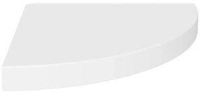 vidaXL Ράφι Γωνίας Πλωτή Λευκή 35x35x3,8 εκ. από MDF