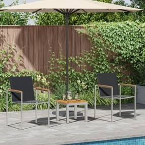 vidaXL Σετ Εξωτερικής Τραπέζης 3 pcs Μασίφ ξύλο teak