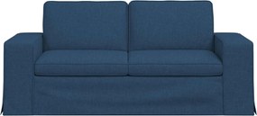 vidaXL Καναπές 140cm Μπλε Μέταλλο