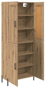 vidaXL Highboard 2 pcs Artisan Oak Επεξεργασμένο ξύλο