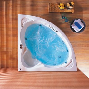 Acrilan Mykonos - Γωνιακή Μπανιέρα 145 x 145 εκ. - Ακρυλικό