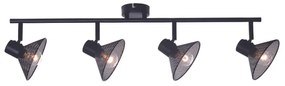 Φωτιστικό Οροφής Aca TNK2834SB PALOMA Μαύρο Ματ (Black Mat)