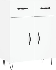vidaXL Ντουλάπι Λευκό 69,5x34x180 εκ. από Επεξεργασμένο Ξύλο