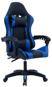 Καρέκλα γραφείου gaming William PU μαύρο-μπλε Υλικό: RECYCLE PLYWOOD - FOAM 275-000014