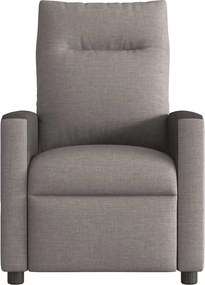 vidaXL Πολυθρόνα Ανακλινόμενη Ηλεκτρική Taupe Υφασμάτινη