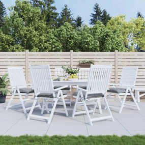 vidaXL Μαξιλάρια Καρέκλας Κήπου 6 τεμ. Γκρι 40x40x7 εκ. Υφασμάτινα