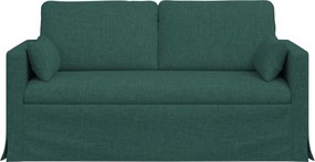 vidaXL Καναπές Σκούρο Πράσινο