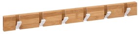 Κρεμάστρα Τοίχου 6 Θέσεων (59.5x6x2) F-V Bamboo Hook Nat 193402