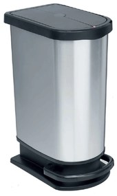 Κάδος Απορριμμάτων 50lt 06996.001 Silver Plastic
