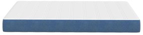 vidaXL Στρώμα Pocket Spring Μπλε Μεσαίο 120x200x20 εκ Υφασμάτινο