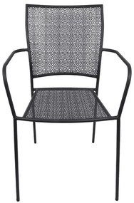 Καρέκλα 88801 Fylliana Μεταλλική Γκρί 56x56x89 εκ. 56x56x89 εκ.