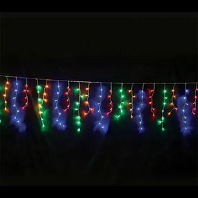 Χριστουγεννιάτικα Λαμπάκια 144 Led Βροχή 6μ Πολύχρωμα Σταθερά Aca X081441029