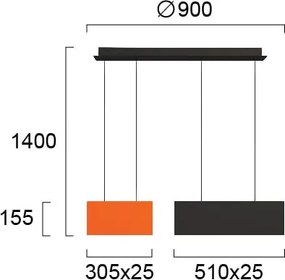 Φωτιστικό Οροφής LED Viokef Chroma 4274300