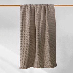Κουβέρτα Πικέ Μονή (170x240) Naf-Naf Waffle Beige