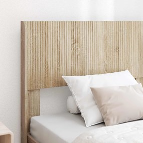 vidaXL Καλάθι με αποθήκη και κεφαλάρι Sonoma Δρυς 75 x 190 cm