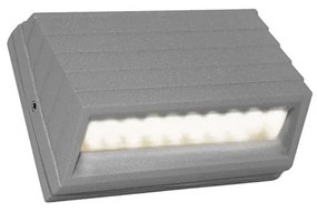 Adeleq Led Φωτιστικό Αλουμινίου Εξωτερικό Κυρτό 2W Θερμό Γκρι 3-9095060