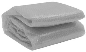 vidaXL Κάλυμμα Πισίνας Ηλιακό Γκρι 455 εκ. από Πολυαιθυλένιο