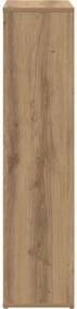 vidaXL Ντουλάπι βιβλίων Βελανιδιά τεχνίτη 50x25x104 cm