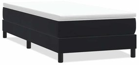 vidaXL Κρεβάτι Boxspring χωρίς Στρώμα Μαύρο 90x220 εκ. Βελούδινο