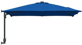 vidaXL Ομπρέλα Κήπου Μπλε, Μαύρο 248.5 x 247.5 x 160 εκ.