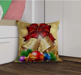 Stewehome Μαξιλαροθήκη με 3D ψηφιακή εκτύπωση και σχέδιο Πρωτοχρονιάς Πολύχρωμο
