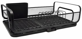 Πιατοθήκη Με Δίσκο Μαύρο Μέταλλο 43x28x14cm ANKOR