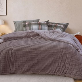 Κουβερτοπάπλωμα Υπέρδιπλο (240x220) Nef-Nef Homeware Elaisa D.Grey