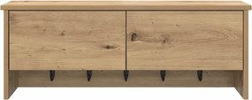vidaXL Τοίχου Κρεμάστρα Artisan Oak 80 x 20 x 30 cm